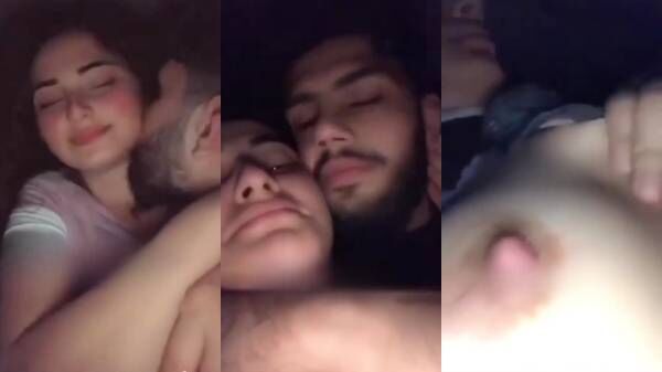 Ghazab wali Karachi girl hot kissing & boobs sucking in car